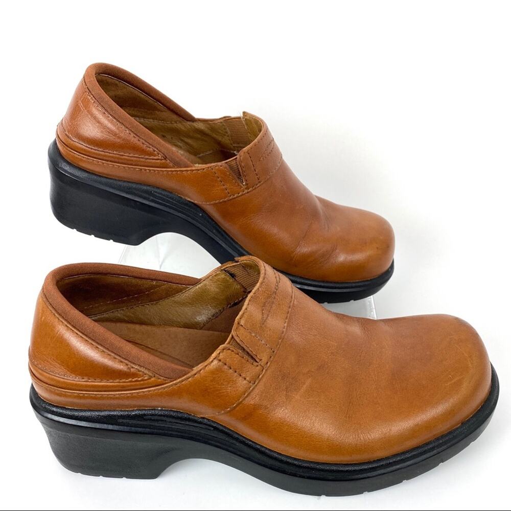 Ariat Clogs Brown Leather Womens Size 6.5